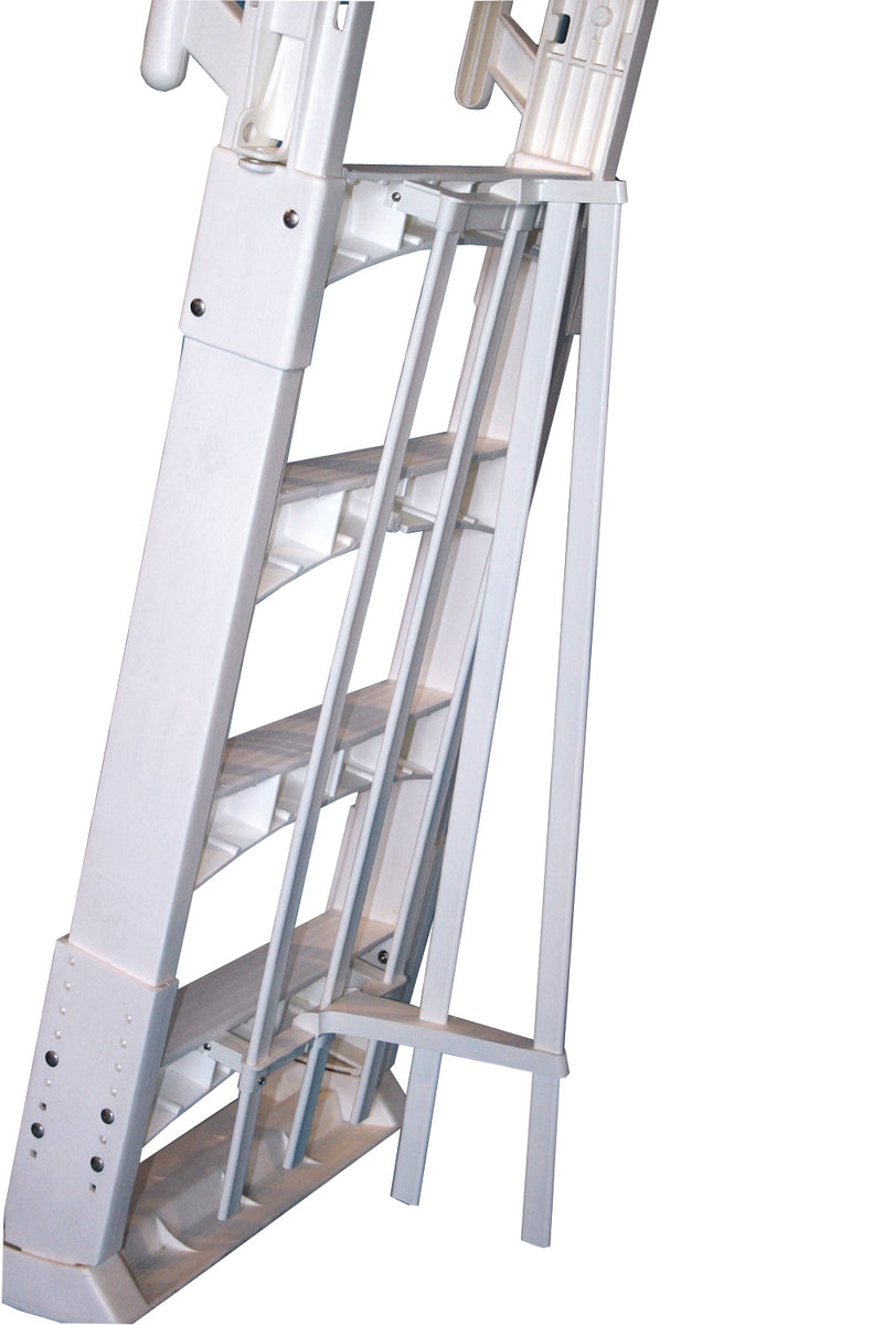 Snap Lock Above Ground Deck Ladder (White)